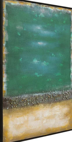 Leinwandbild Vista Grün 90x120cm