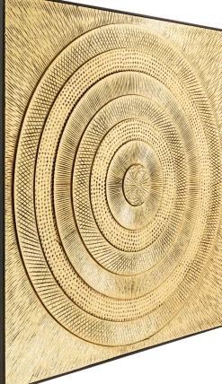 Objektbild Art Circle Gold 120x120cm