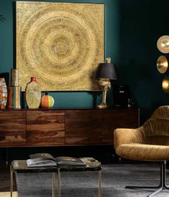 Objektbild Art Circle Gold 120x120cm