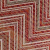 Outdoor Teppich Zigzag Rot 230x330cm