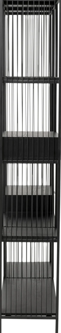 Regal Bologna Schwarz 125x200cm