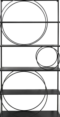 Regal Circle Schwarz 100x200cm