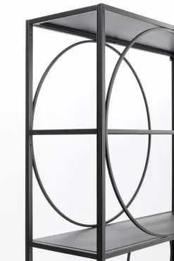 Regal Circle Schwarz 100x200cm