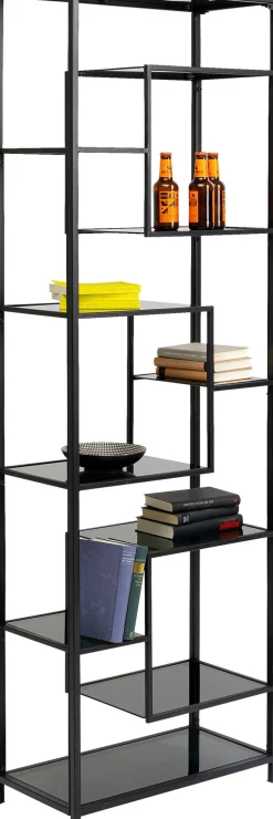 Regal Loft Schwarz 60x195cm