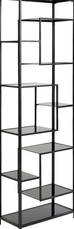 Regal Loft Schwarz 60x195cm