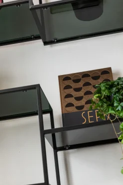 Regal Loft Schwarz 115x195cm