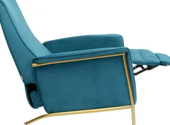 Relaxsessel Lazy Velvet Blau