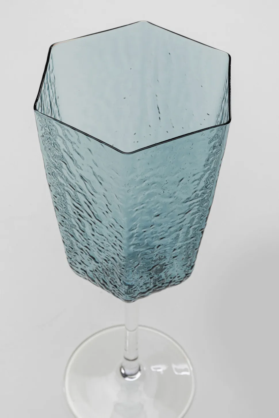 Rotweinglas Cascata Blau