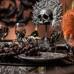 Rotweinglas Night Sky