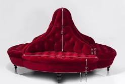 Rundsofa Boudoir 4-Sitzer Small