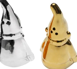Salz und Pfeffer Zwerg Silber Und Gold (2/Set)