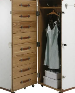 Schrankkoffer Croco White Cosmopolitan