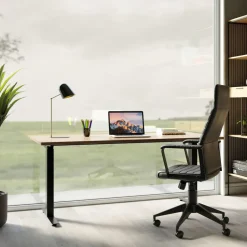 Schreibtisch Office Jackie Eiche Schwarz 160x80