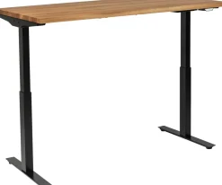 Schreibtisch Office Jackie Eiche Schwarz 160x80