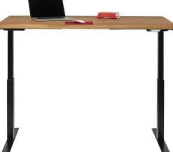 Schreibtisch Office Jackie Eiche Schwarz 160x80