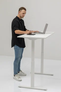 Schreibtisch Office Smart Weiß Weiß 120x60