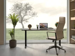 Schreibtisch Office Smart Schwarz Schwarz 140x70