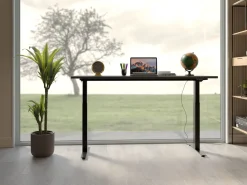 Schreibtisch Office Smart Schwarz Schwarz 140x70