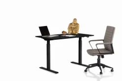 Schreibtisch Office Smart Schwarz Schwarz 120x60