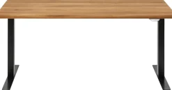 Schreibtisch Office Symphony Eiche Schwarz 160x80