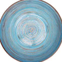 Schüssel Swirl Blau Ø22cm