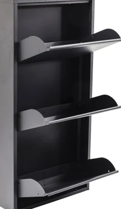 Schuhkipper Caruso 3-er Anthrazit