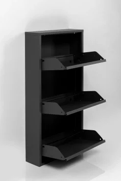 Schuhkipper Caruso 3-er Schwarz