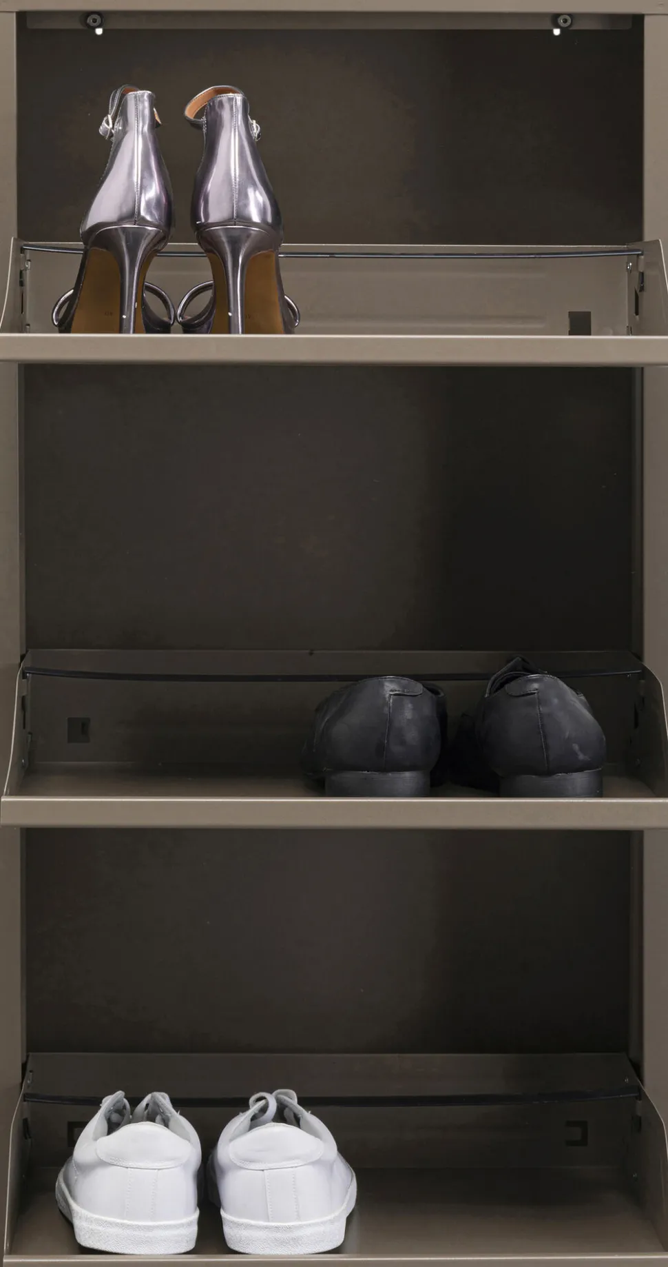 Schuhkipper Caruso 3-er Taupe