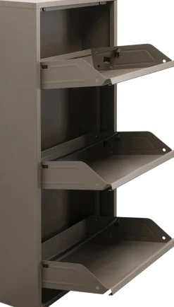 Schuhkipper Caruso 3-er Taupe