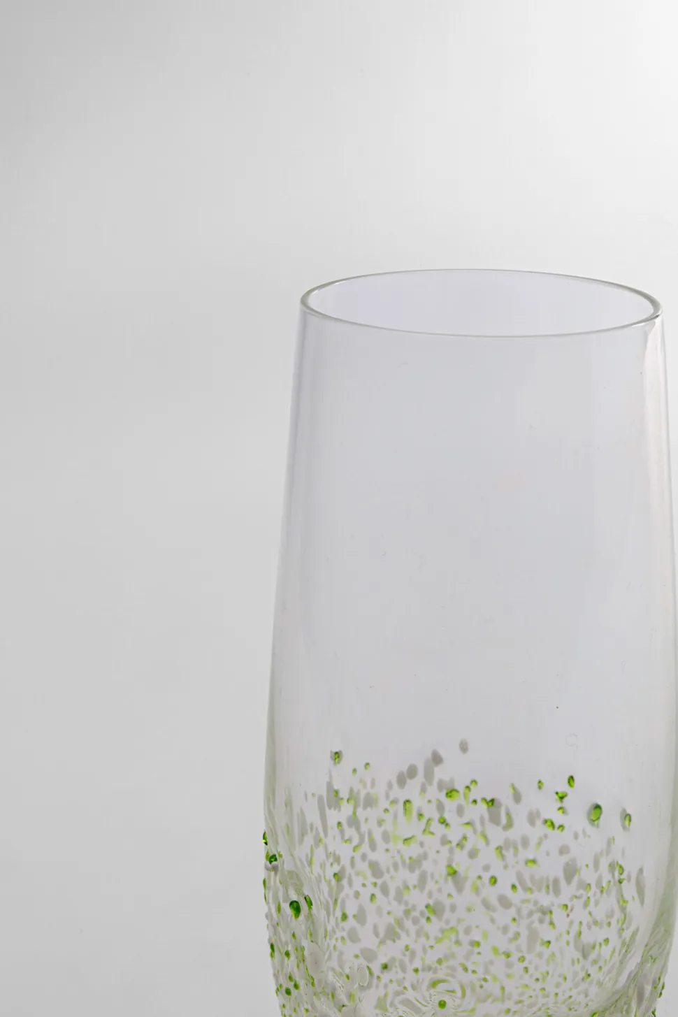 Sektglas Confetti Grün 26cm