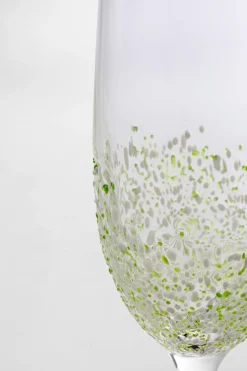 Sektglas Confetti Grün 26cm
