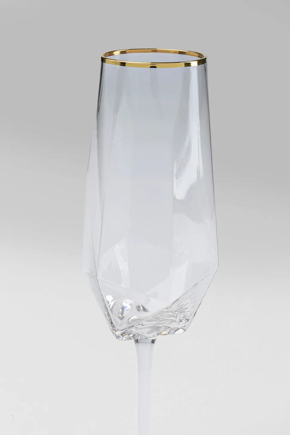 Sektglas Diamond Gold Rim