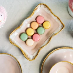 Servierplatte Nala Rosa 17x26cm