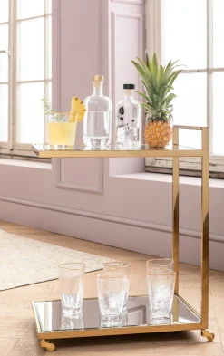 Servierwagen Classy Gold
