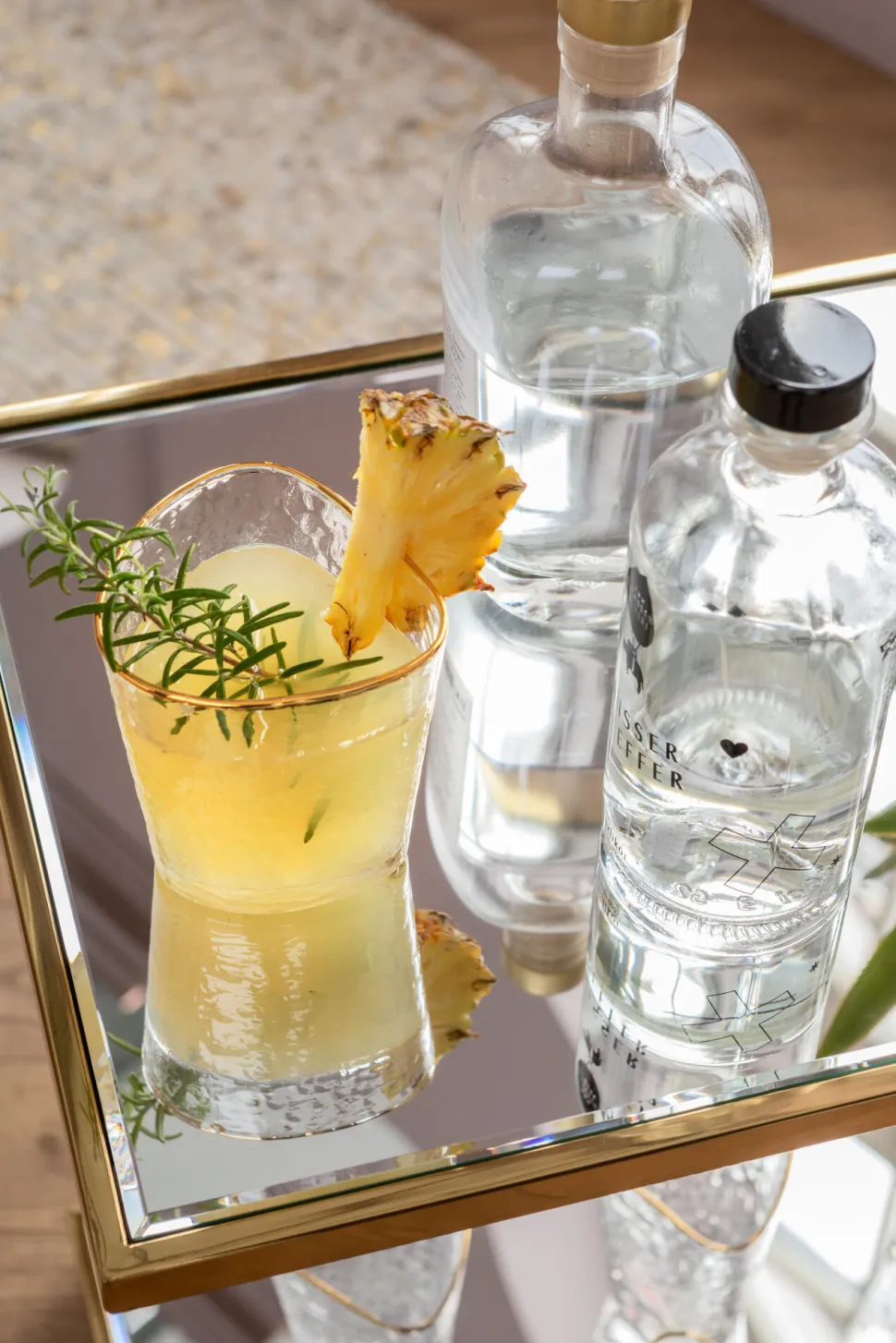 Servierwagen Classy Gold