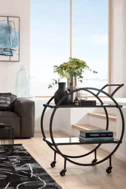 Servierwagen Loft Schwarz