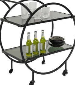 Servierwagen Loft Schwarz