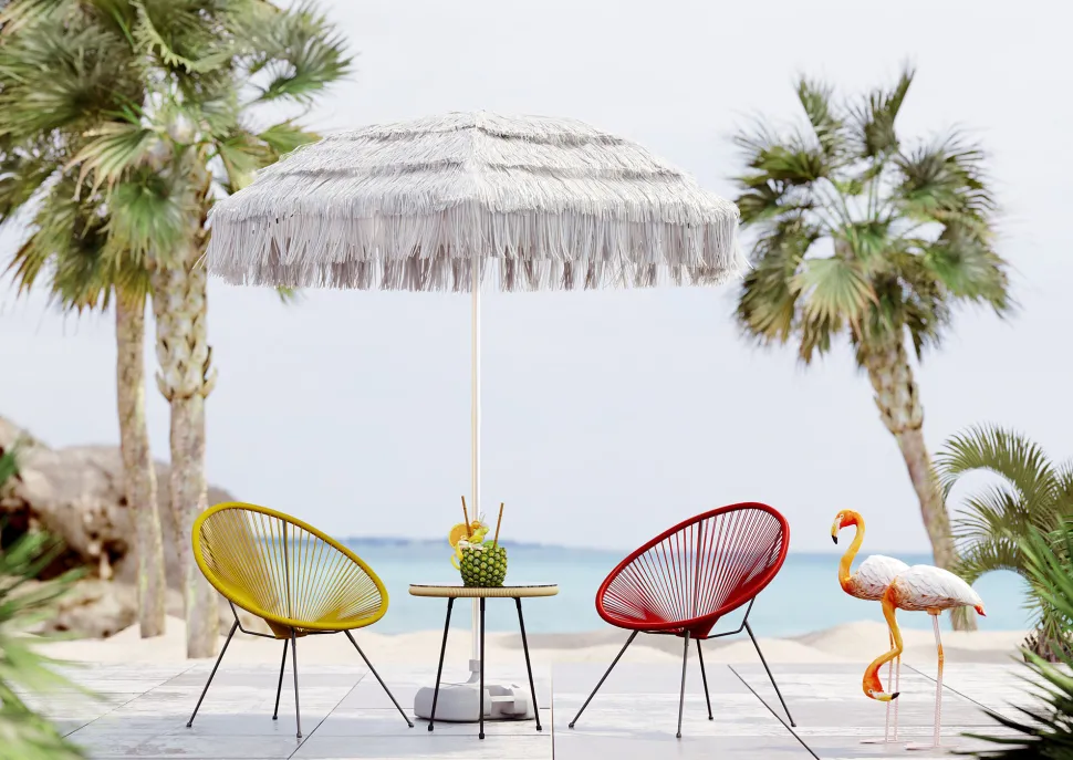 Sessel Acapulco Cherry