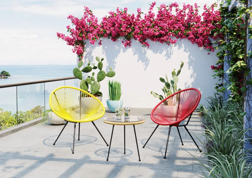 Sessel Acapulco Cherry