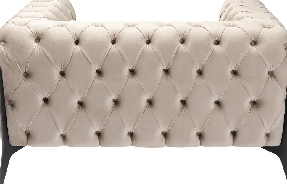 Sessel Bellissima Velvet Taupe 120cm