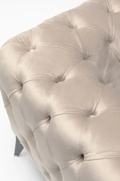 Sessel Bellissima Velvet Taupe 120cm