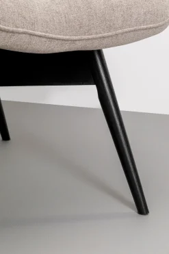 Sessel Black Vicky Hellbraun