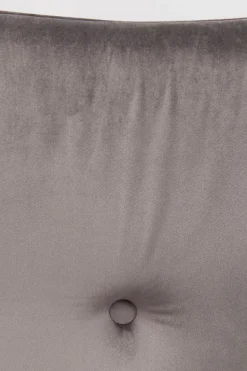 Sessel Black Vicky Velvet Grau