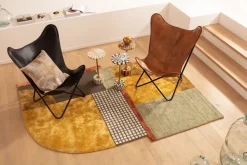 Sessel California Leder Schwarz