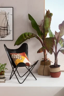 Sessel California Leder Schwarz