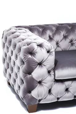 Sessel Desire Silbergrau