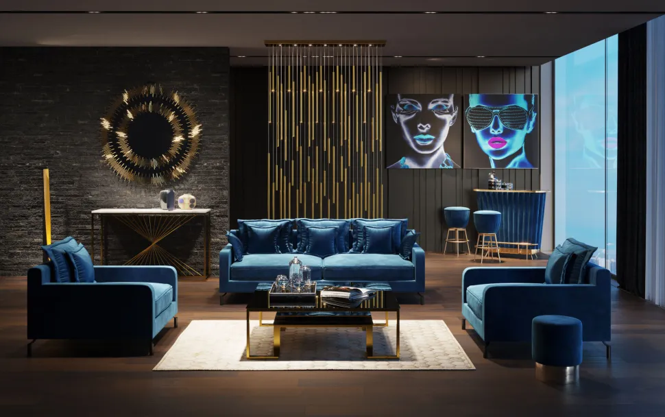 Sessel Lullaby Petrol