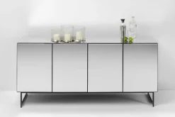 Sideboard Soran Schwarz 160x45cm