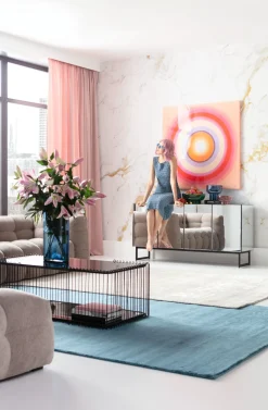 Sideboard Soran Schwarz 160x45cm