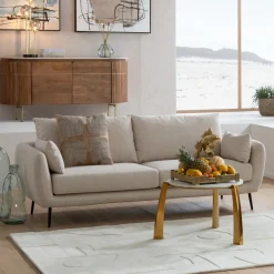 Sofa Amalfi 2-Sitzer Creme 219cm